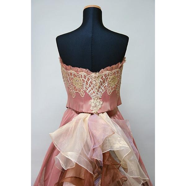 カラードレス Aライン 姫系 ゴージャス系 デザイナーデザイン 10号 ワンオーナー クリーニング済【お家de試着可】 |  | 05