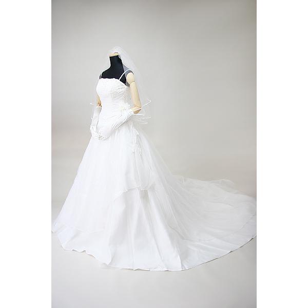 ウェディングドレス 試着可 クリーニング済 Aライン プリンセスドレス 5号 ワンオーナー 結婚式 ブライダルフォト レンタル |  | 02