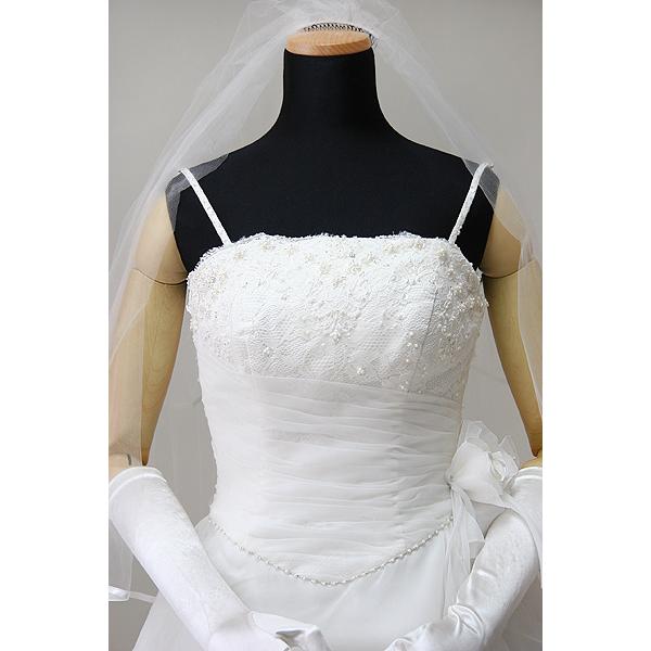 ウェディングドレス 試着可 クリーニング済 Aライン プリンセスドレス 5号 ワンオーナー 結婚式 ブライダルフォト レンタル |  | 04