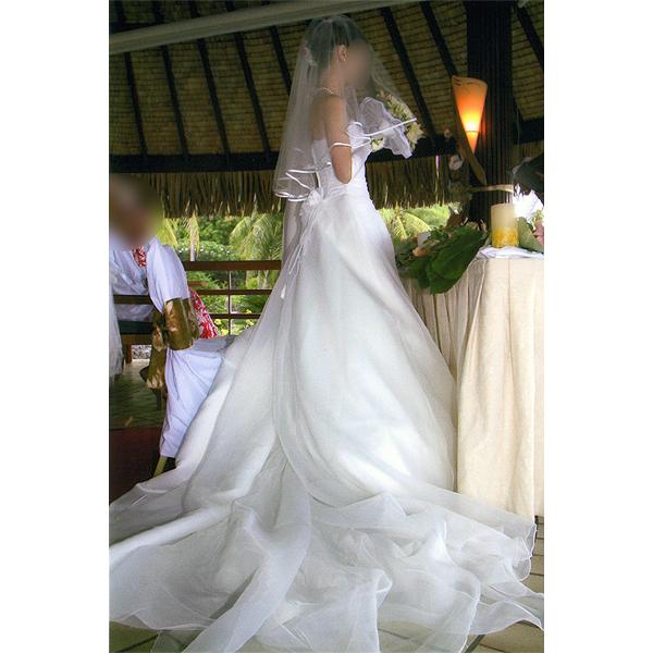 ウェディングドレス 試着可 クリーニング済 Aライン プリンセスドレス 5号 ワンオーナー 結婚式 ブライダルフォト レンタル |  | 07