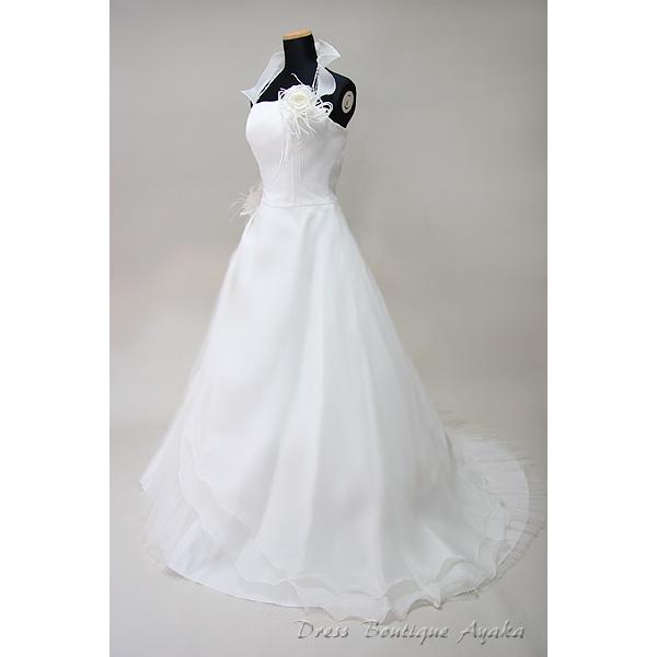 7号 アールイズウェディング with a white ウェディングボレロ with a