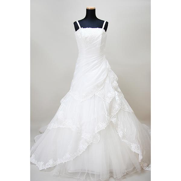 ワタベウェディング（GD-154）【お家de試着可】 9号 ワンオーナー クリーニング済 |  | 01