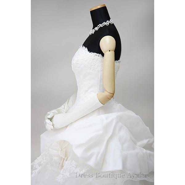 ワタベウエディングドレス9号クリーニング済みAラインリボン付き