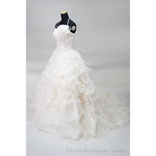 ボリュームのあるフリルが魅力【お家de試着可】9号 ワンオーナー クリーニング済 |  | 05