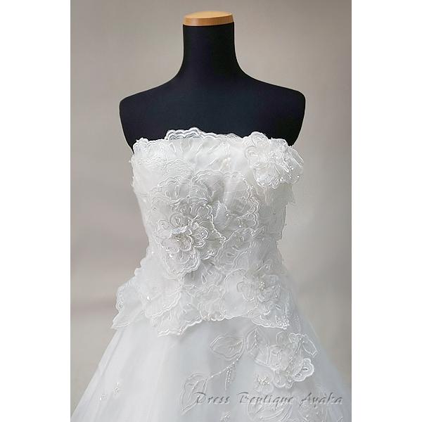 ビジューがキラキラ【お家de試着可】9号 ワンオーナー クリーニング済 |  | 02