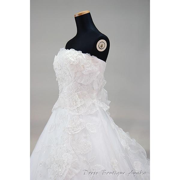 ビジューがキラキラ【お家de試着可】9号 ワンオーナー クリーニング済 |  | 04