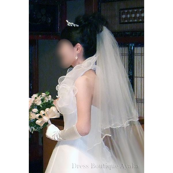 ワタベウエディング Avica MG-012 ウェディングドレス クリーニング済 Aライン プリンセスドレス 11号 ワンオーナー 結婚式
