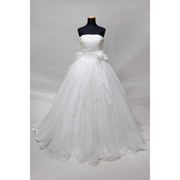 ウェディングドレス 試着可 クリーニング済 プリンセスライン ワンオーナー 結婚式 編み上げ仕様 ブライダルフォト レンタル |  | 01