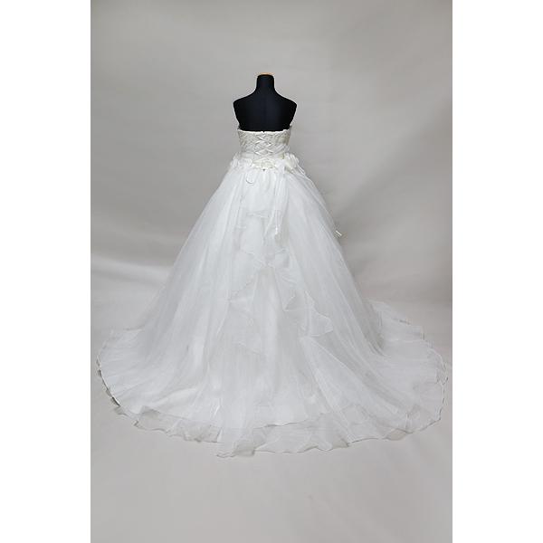 ウェディングドレス 試着可 クリーニング済 プリンセスライン ワンオーナー 結婚式 編み上げ仕様 ブライダルフォト レンタル |  | 04