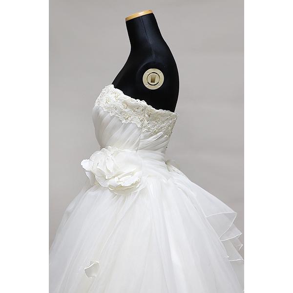 ウェディングドレス 試着可 クリーニング済 プリンセスライン ワンオーナー 結婚式 編み上げ仕様 ブライダルフォト レンタル |  | 07