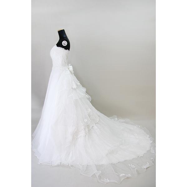 ワタベウェディング ESS-187【お家de試着可】 Aライン 7号 ワンオーナー クリーニング済 |  | 02