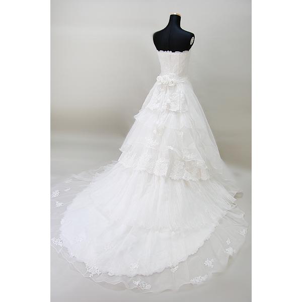 ワタベウェディング ESS-187【お家de試着可】 Aライン 7号 ワンオーナー クリーニング済 |  | 03