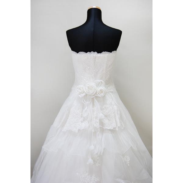 ワタベウェディング ESS-187【お家de試着可】 Aライン 7号 ワンオーナー クリーニング済 |  | 06