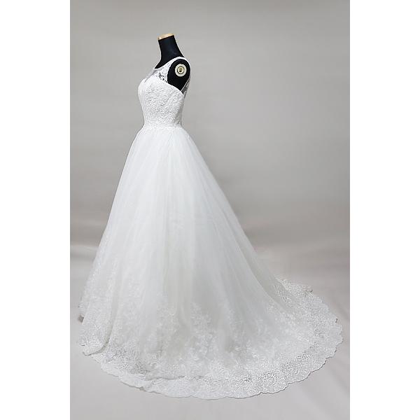 AULANOVA Aライン ウエディングドレス 8号 ワンオーナー クリーニング済【お家de試着可】 |  | 03