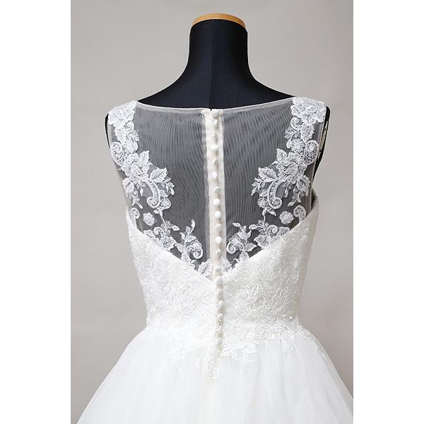 AULANOVA Aライン ウエディングドレス 8号 ワンオーナー クリーニング済【お家de試着可】 |  | 06