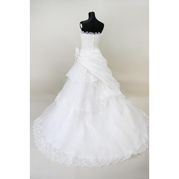 ワタベウェディング ESS-190 ウェディングドレス 試着可 クリーニング済 Aライン プリンセスドレス 5号 ワンオーナー 結婚式 |  | 05