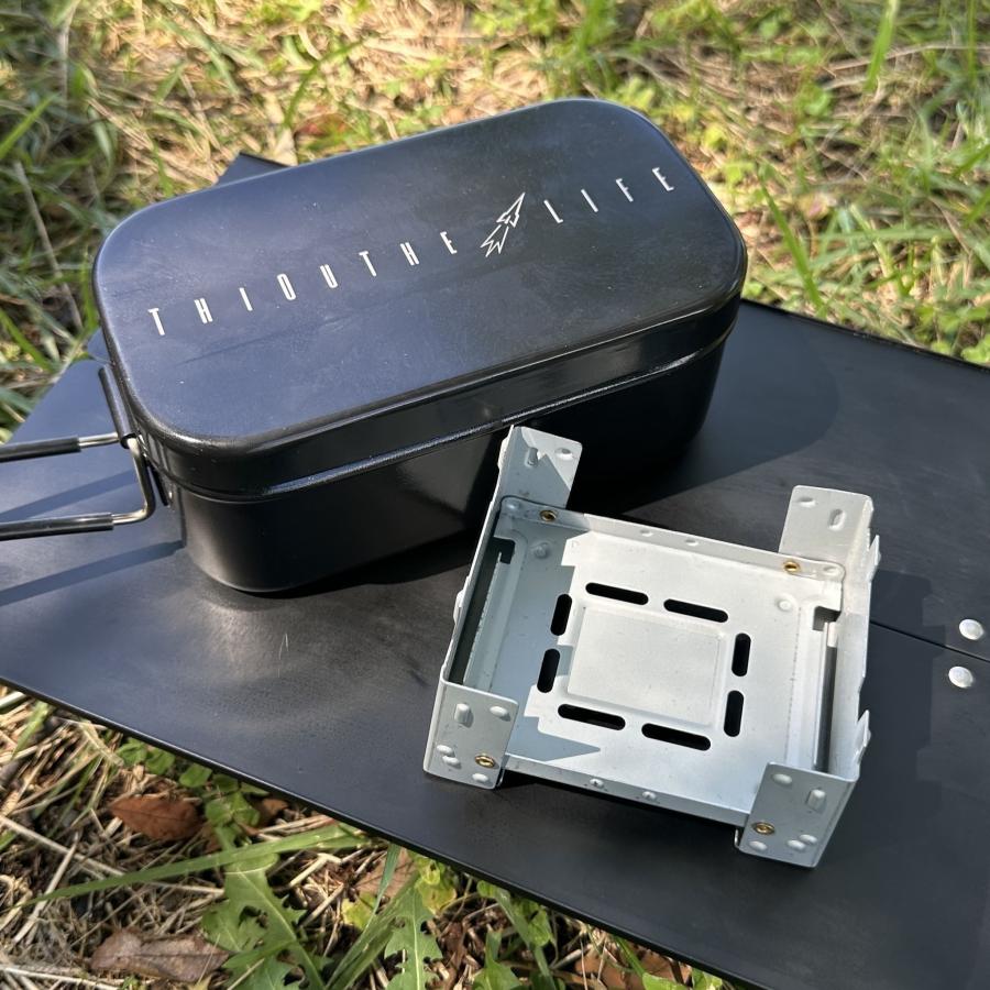 シアザライフ ポケットストーブ 五徳 固形燃料 コンロ スタンド 折りたたみ 軽量 ケース付 |  | 10