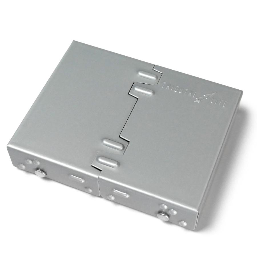 シアザライフ ポケットストーブ 五徳 固形燃料 コンロ スタンド 折りたたみ 軽量 ケース付 |  | 01