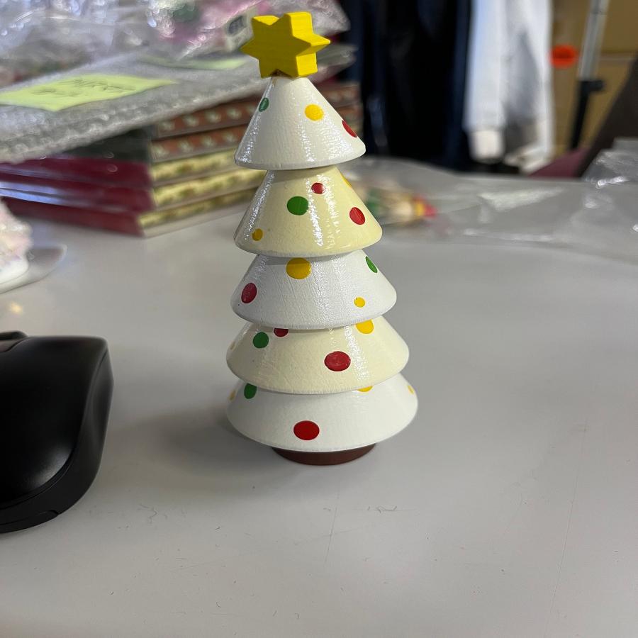 現品限り！積み木 ツリー（ホワイト）　クリスマス【ネコポス便不可×】 |  | 12