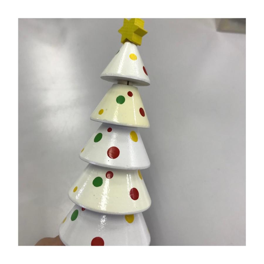 現品限り!積み木 ツリー(ホワイト) クリスマス【ネコポス便 現品限り!積み木 ツリー(ホワイト) クリスマス【ネコポス便