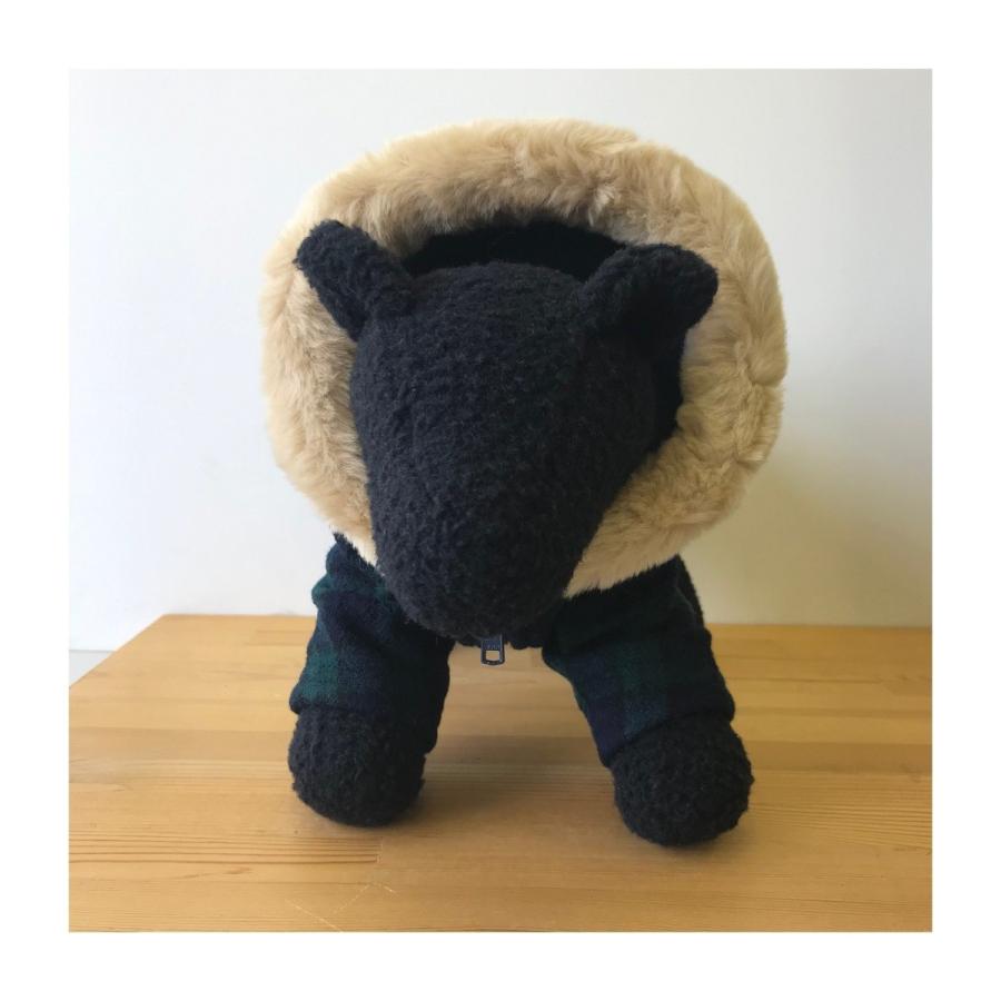 犬の服　ウールガーゼチェックパーカー　M　犬　服　ドッグウェア【ネコポス便可〇】 |  | 01