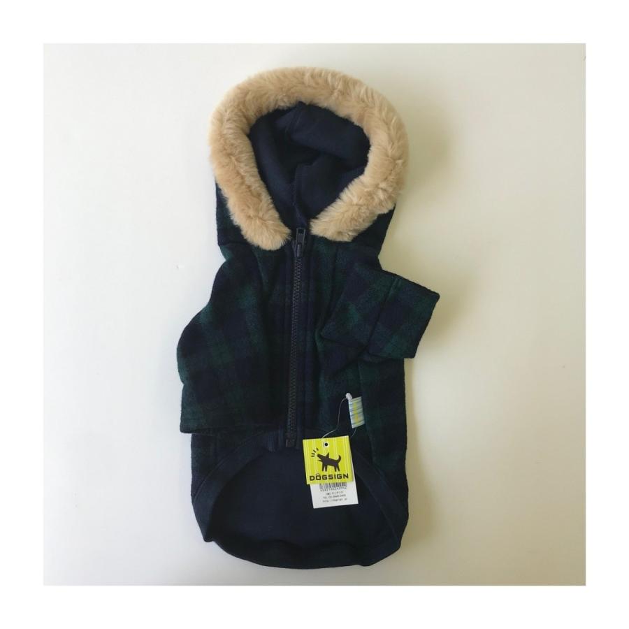 犬の服　ウールガーゼチェックパーカー　M　犬　服　ドッグウェア【ネコポス便可〇】 |  | 05