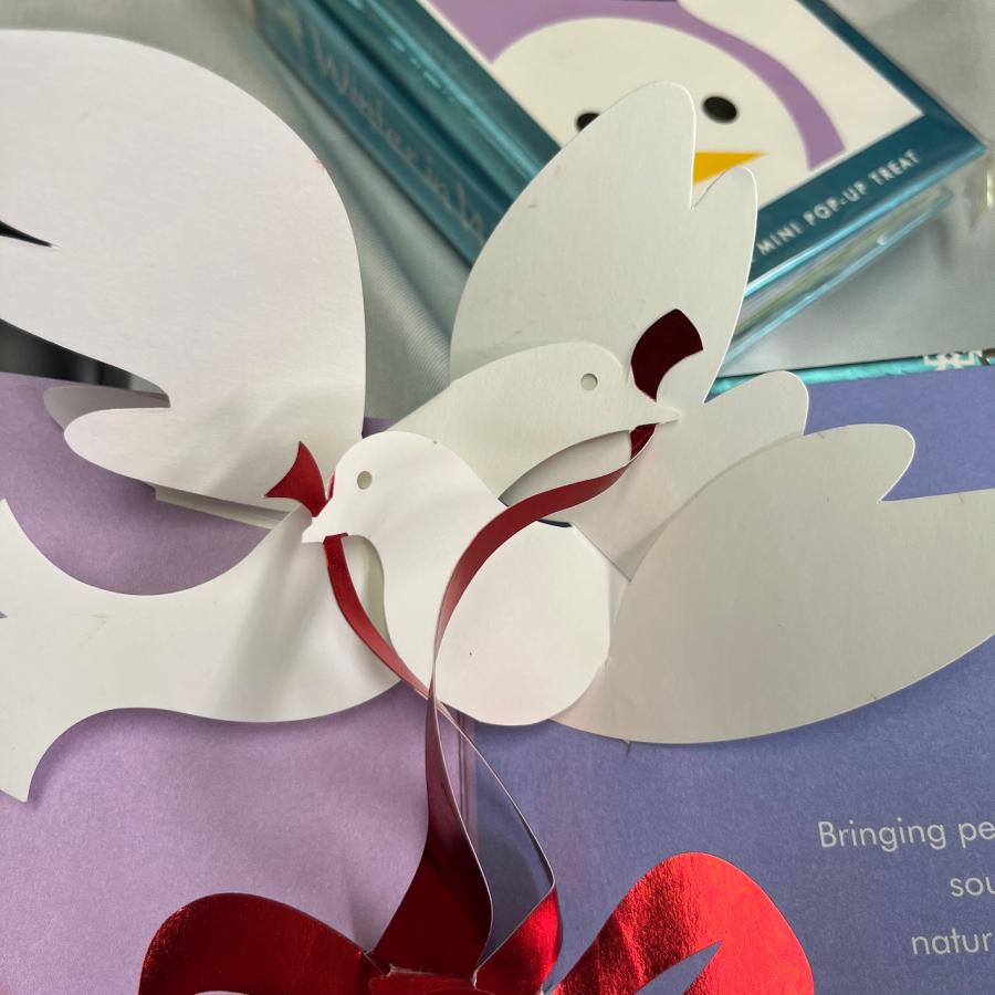 アウトレット品50％OFF! ミニポップアップブック Winter in White - （Robert Sabuda 作)【ネコポス便不可×】 |  | 12