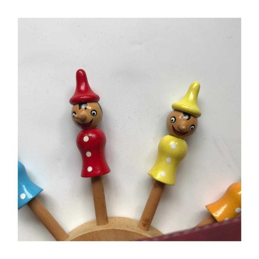 売り切れました！WOODEN WALL CLOCK CROWN　ピノキオ |  | 06