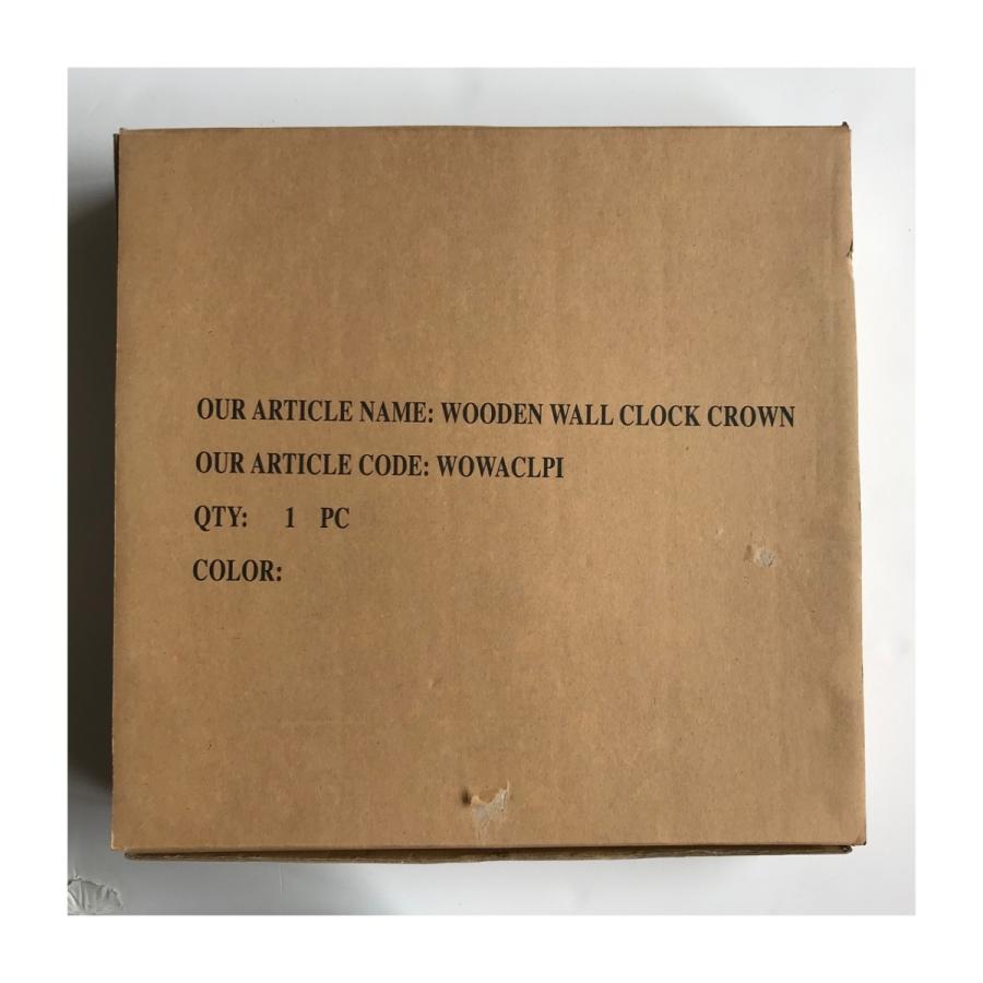 売り切れました！WOODEN WALL CLOCK CROWN　ピノキオ |  | 09