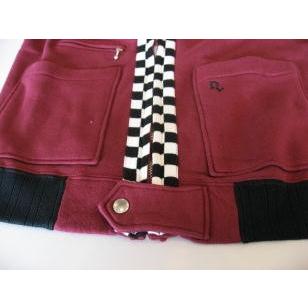 【期間限定 在庫限り50%OFF!!!】D.Lewis フルジップチェッカースウェットシャツ Sweat Shirts | Lewis Leathers | 04