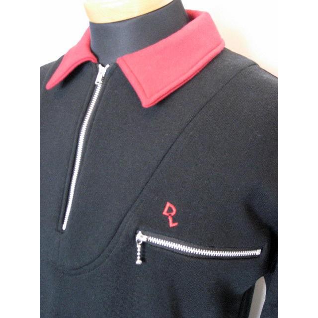 【期間限定 在庫限り50%OFF!!!】D.Lewis ジップフロントスウェットシャツ Sweat Shirts トレーナー | Lewis Leathers