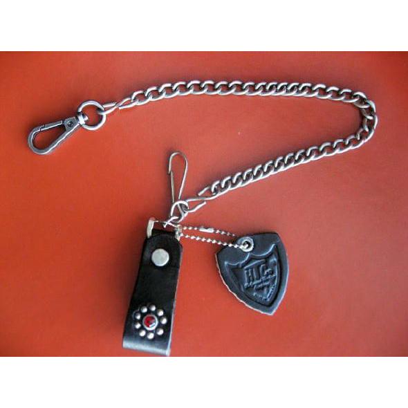 HTC レザーウォレットチェーン バイカー 正規取扱店 HTC(Hollywood Trading Company) #F WALLET CHAIN