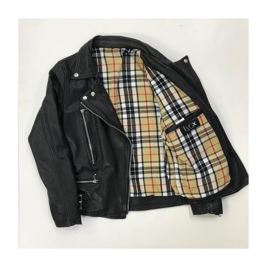 SALE 50%OFF!!!】LynX Garment / LXL-501 (W Riders jacket) Black
