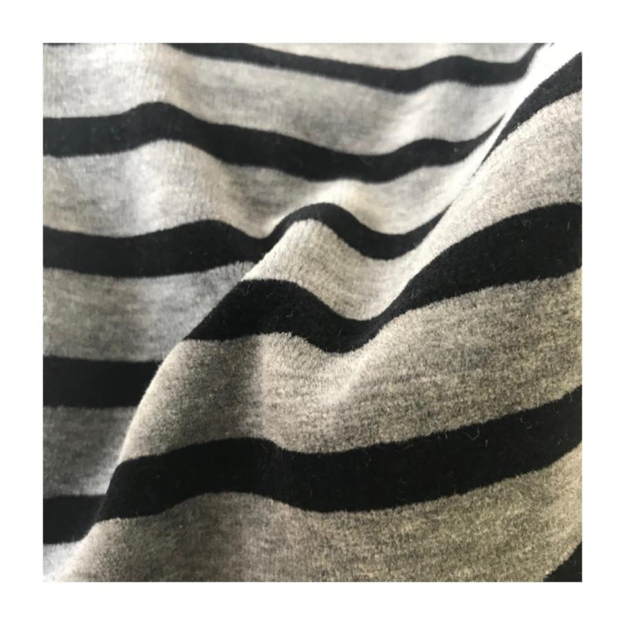 犬の服　ベロアボーダースウェット　FBM　グレー×ブラック　犬【ネコポス便可〇】 |  | 04