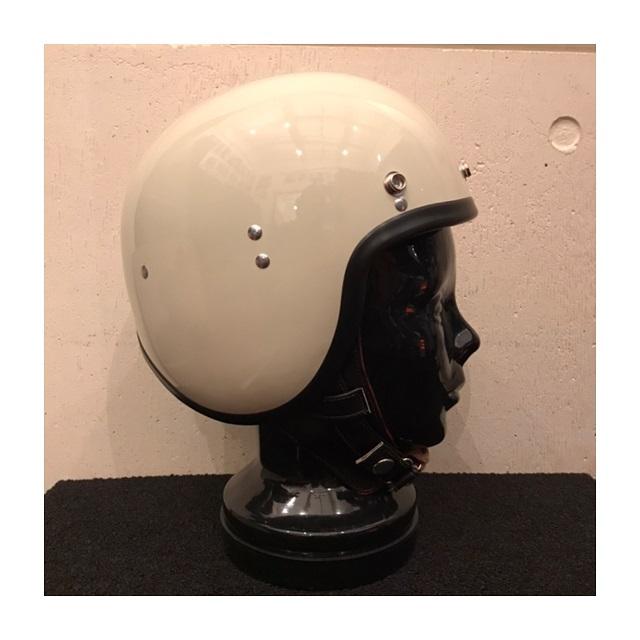 【DBMSオリジナル】ROCKET CLUB White (Snap Button) ロケットクラブ ホワイト(バイザー用 スナップボタンあり) UK復刻ヘルメット |  | 03