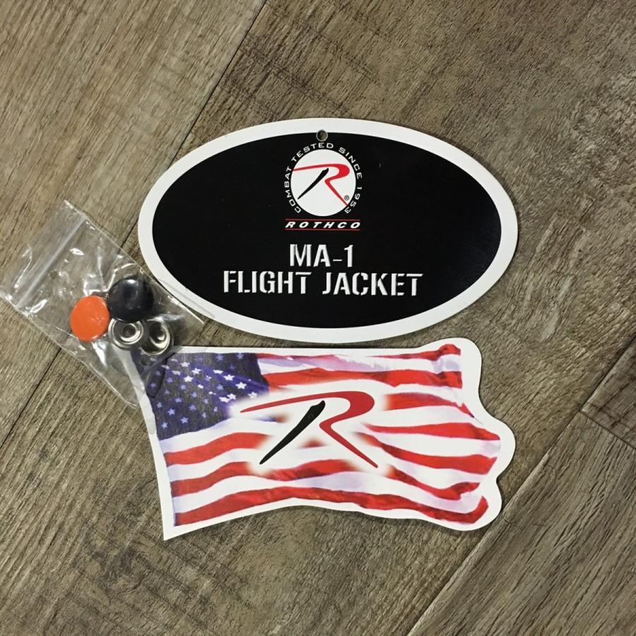 【在庫限り】ROTHCO MA-1 FLIGHT JACKETS  Black ロスコ MA-1 フライトジャケット ブラック | ROTHCO | 05