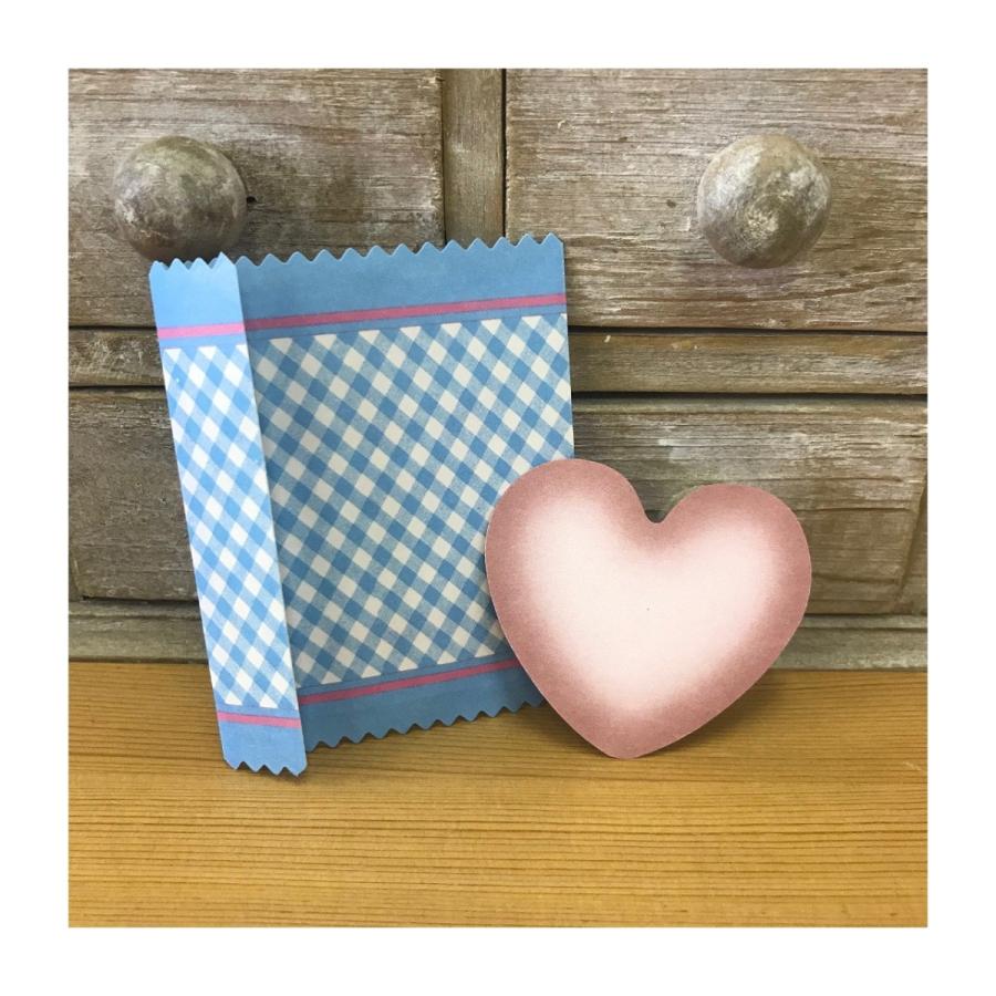 アウトレット品70％OFF！ミニカードハート　ストロベリー/ミント　【ネコポス便可〇】 |  | 03