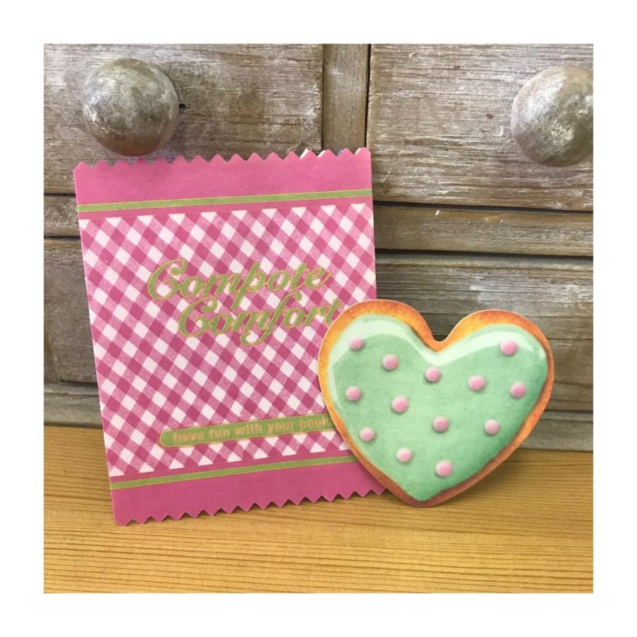 アウトレット品70％OFF！ミニカードハート　ストロベリー/ミント　【ネコポス便可〇】 |  | 04