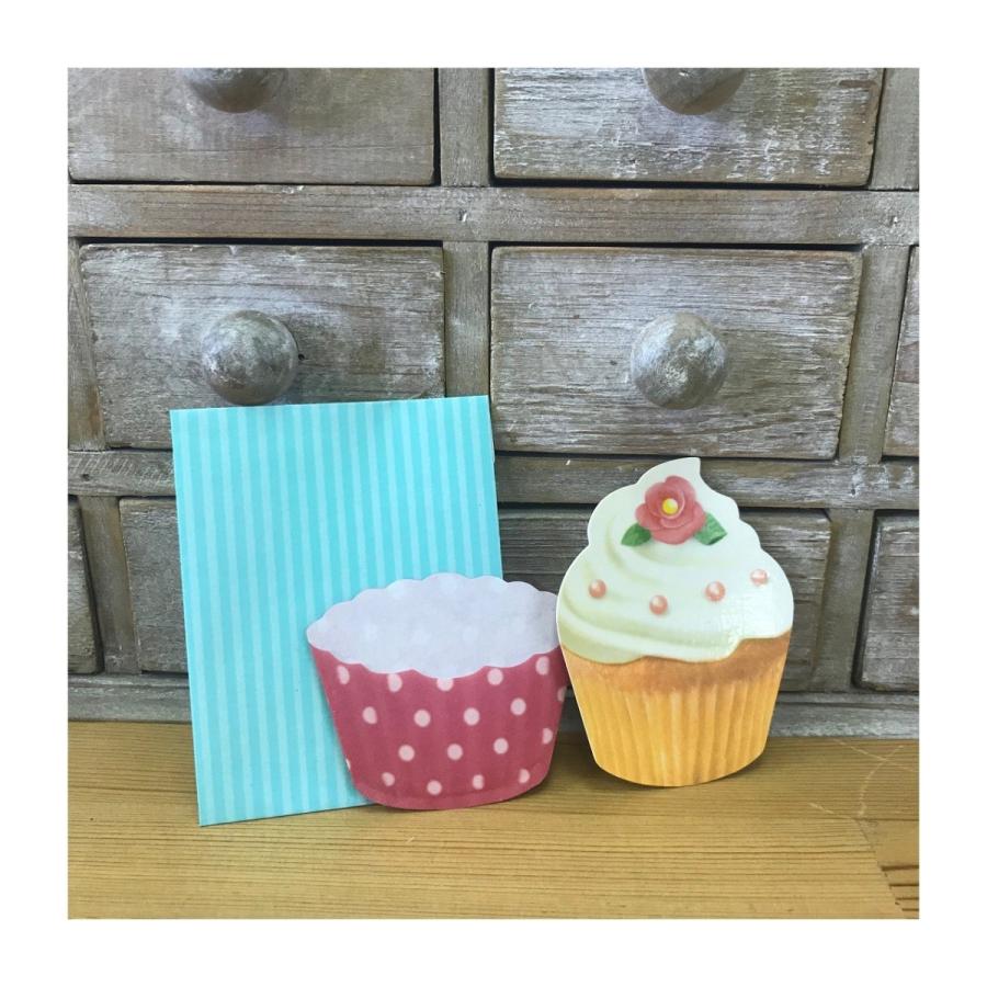 アウトレット品70％OFF！ミニカード・カップケーキ  ミルククリーム【ネコポス便可〇】 |  | 03