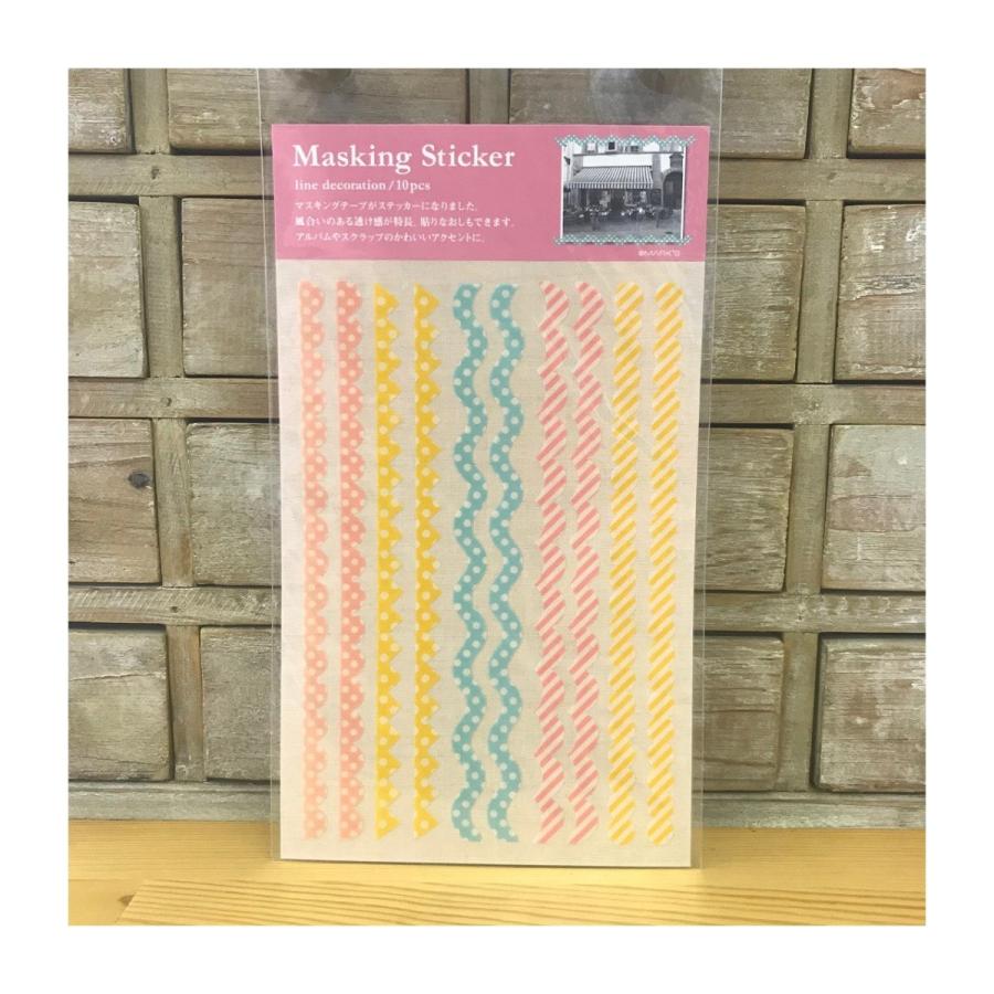 アウトレット品70%OFF! マスキングステッカー【ネコポス便可〇
