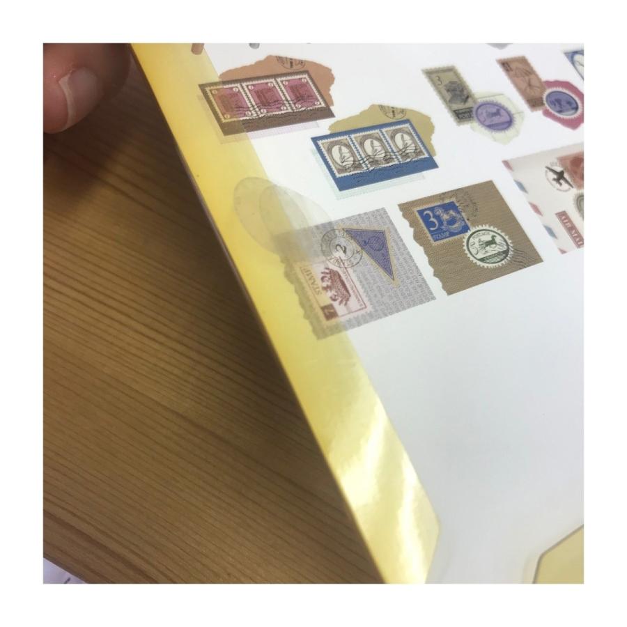 売り切れました！アウトレット品70％OFF! スクラップホリック・フレークステッカー  切手 |  | 04