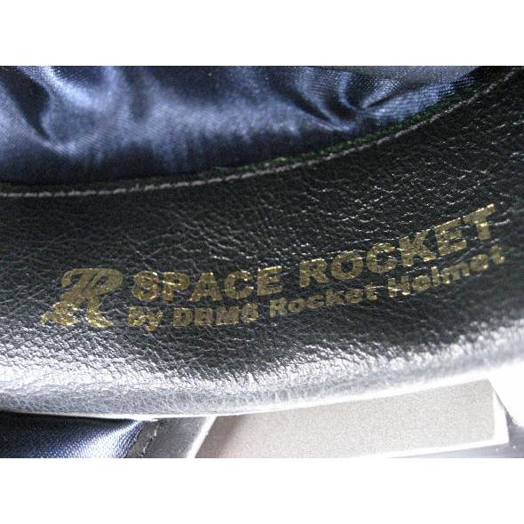 【DBMSオリジナル】SPACE ROCKET WHITE×BLUE FLASH スペースロケット ホワイト×ブルーフラッシュ UK復刻ヘルメット 3rdタイプ |  | 05