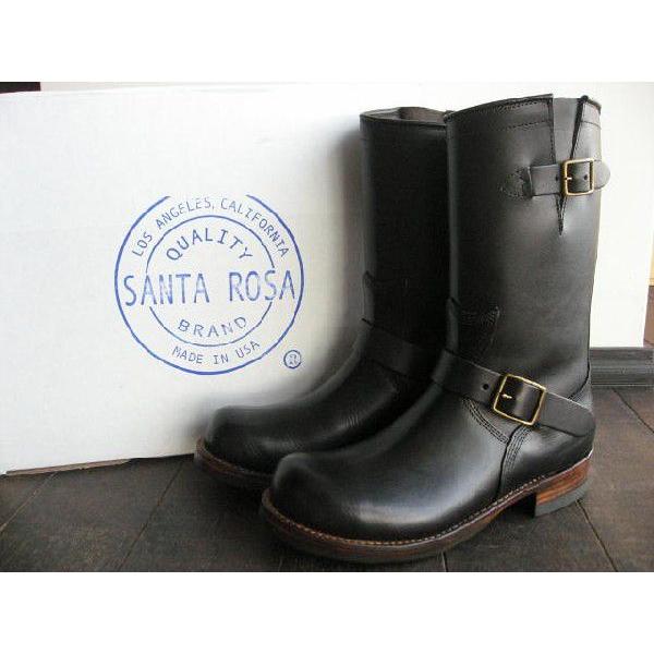 HTC (Hollywood Trading Company) SANTA ROSA OAKLAND ENGINEER BOOTS BLACK ...