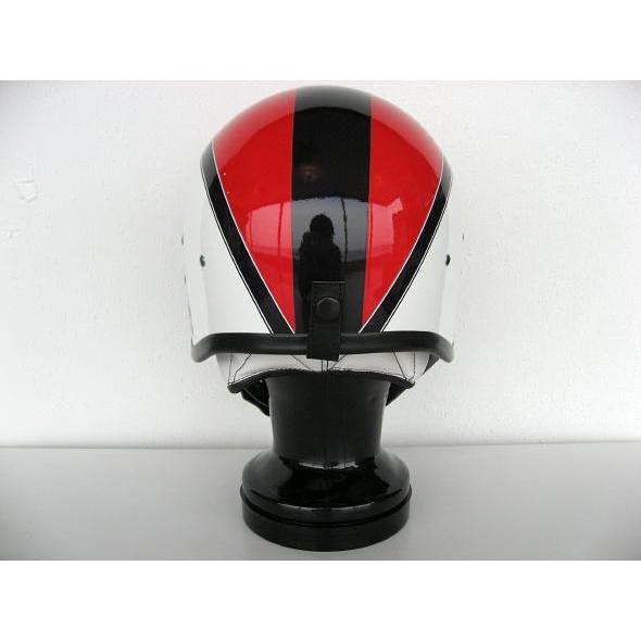 【DBMSオリジナル】SPACE ROCKET WHITE×RED FLASH スペースロケット ホワイト×レッドフラッシュ UK復刻ヘルメット 3rdタイプ |  | 02