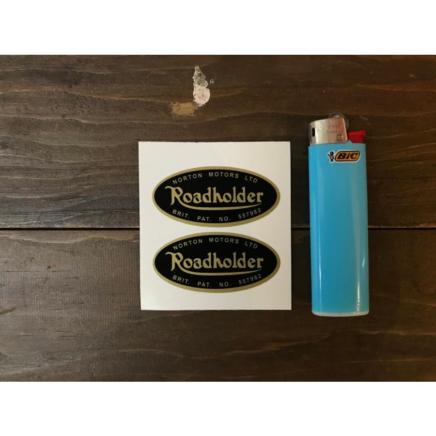 ネコポス発送可能】ノートンステッカー Norton Roadholder Forks