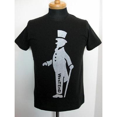 WesT EnD ウエストエンド Gentleman T-shirts WT-2 BLACK | 