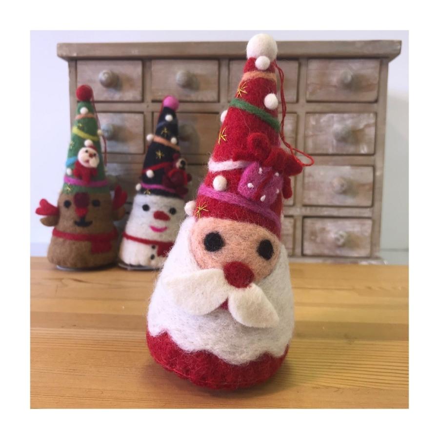 スノーマンとトナカイはラスト1点！Mococo フェルトオーナメントモビール　単品【ネコポス便不可×】 |  | 01