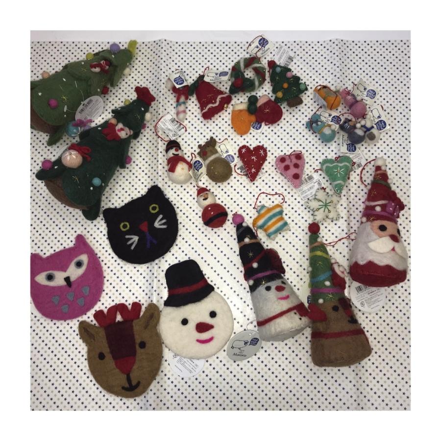 スノーマンとトナカイはラスト1点！Mococo フェルトオーナメントモビール　単品【ネコポス便不可×】 |  | 15