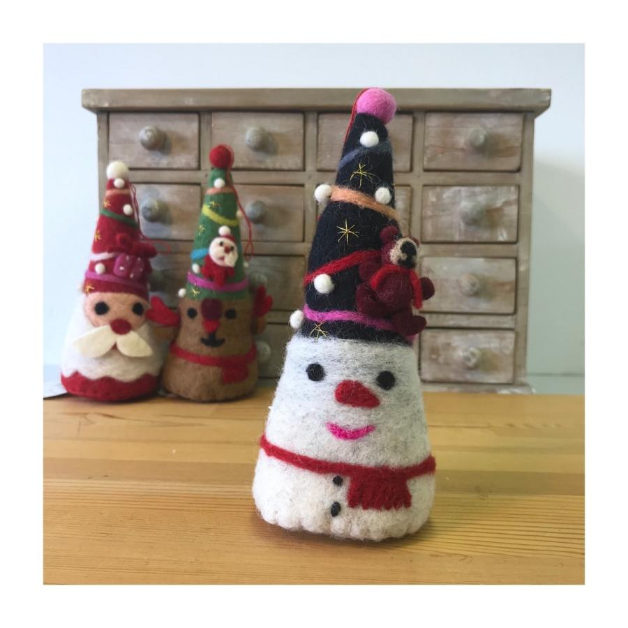 スノーマンとトナカイはラスト1点！Mococo フェルトオーナメントモビール　単品【ネコポス便不可×】 |  | 04