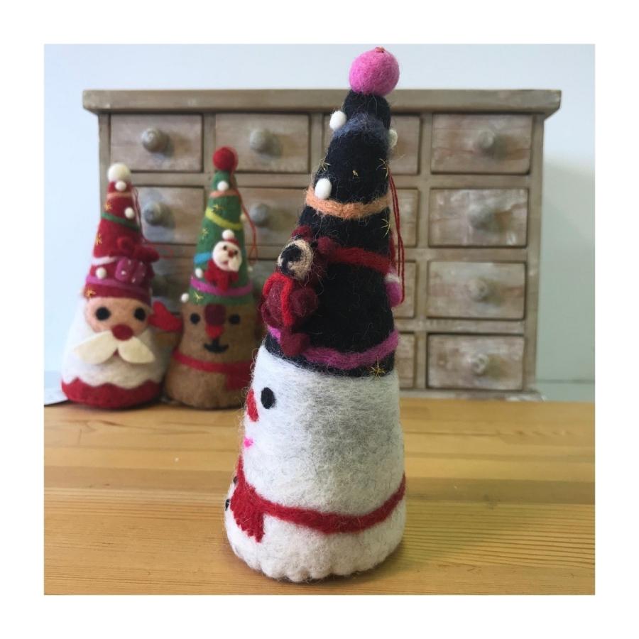 スノーマンとトナカイはラスト1点！Mococo フェルトオーナメントモビール　単品【ネコポス便不可×】 |  | 05